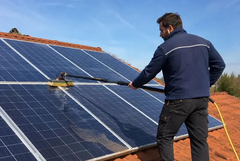 Nettoyage et entretien de panneaux solaires à Coulobres