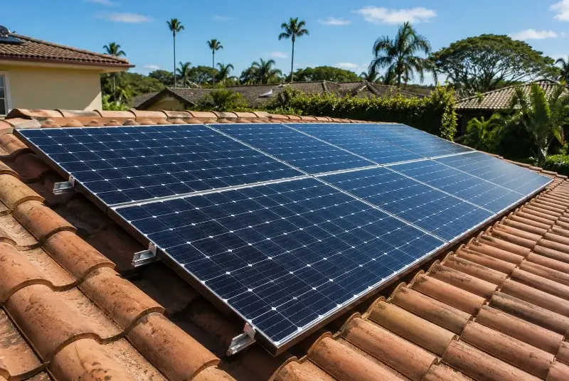 Installation de panneaux solaires à Coulobres